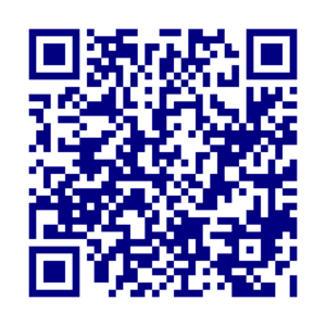 Navy QR code linking to Christian author Elizabeth Howard’s website, where readers can order signed copies of her books or purchase them on Amazon.